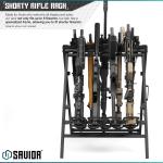 Savior Steel Rifle Rack - 9 SBR Rifle Stand - Tan