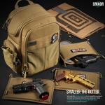 Savior Equipment BP-CPSEMA-WS-TN Pistol Backpack - SEMA Compact II - Tan