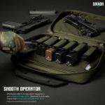 Savior Equipment HC-DGSPORT-WS-OG Double Pistol Bag - Specialist - Green