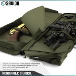 Savior Equipment RB-3612DG-VER2-OG - Urban Warefare - Double Rifle Case - Green
