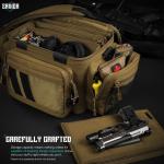 Savior Equipment RA-3GUN-WS-TN Specialist 3 Pistol Range Bag Tan
