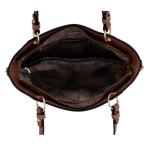 Jessie & James Austin Whipstitching Concealed Carry Lock and Key Tote Tan