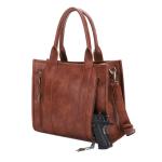 Jessie & James Kathy Concealed Carry Tote Bag Cognac
