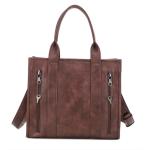 Jessie & James Kathy Concealed Carry Tote Bag Dark Brown