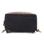 Jessie & James Glacier Unisex Canvas Sling Shoulder Concealed Backpack Black