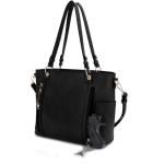 Jessie & James Austin Whipstitching Concealed Carry Lock and Key Tote Black