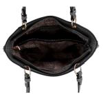 Jessie & James Austin Whipstitching Concealed Carry Lock and Key Tote Black