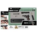GoatGuns Black 1911 Miniature 1:2.5 Scale Die Cast Gun Model