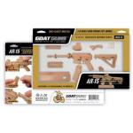 GoatGuns AR15 Coyote Miniature  1/3 Scale Die Cast