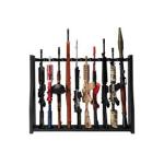 GoatGuns Black Gun Rack Miniature  1/3 Scale Die Cast Holds 10