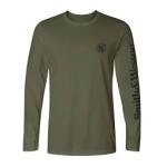 Smith & Wesson Sleeve Logo Long Sleeve T-Shirt Military Green L