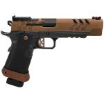 Kimber America 2K11 Target, Semi-automatic, Single Action, Full Size, 9MM, 5 Barrel, DLC Finish, Black Frame, Coyote PVD Slide, Aluminum Grips, Optics Ready, 20 Rounds, 3 Magazines 3500053