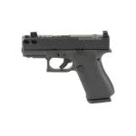 SHARK COAST GLOCK 43X, M.O.S, Striker Fired, Semi-automatic, Polymer Frame Pistol, Sub-Compact, 9MM, 3.41 Barrel, Black Finish, Suppressor Height Sights, Optic Ready, Zaffiri Precision Ported Barrel and Slide, 10 Rounds, 2 Magazines PX4350201FRMOS