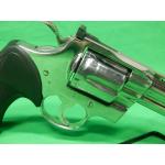 USED 1985 COLT PYTHON .357MAG 6" ULTIMATE BRIGHT STAINLESS STEEL. RARE 1ST YEAR COLLECTORS ITEM. 98% VERY LIGHT WEAR ON CYL. NON MATCH HARD CASE (Consignment)