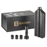 Banish(Silencer Central) 100000150064 Banish 12 12 Gauge Fits 8.55" Long Titanium Cerakote Black