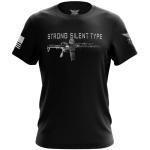 STRONG SILENT TYPE SHORT SLEEVE SHIRT LG