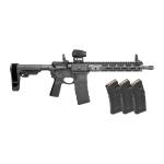 Springfield Armory STV9115556BPV2PAC SAINT Victor V2 Gear Pac 5.56 NATO 30+1 11.50" Black Melonite Barrel, M-LOK Handguard, Black Hardcoat Anodize Alu