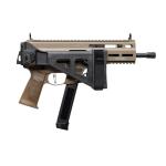 Grand Power 197892029995 SP9A3G Stribog 9mm Luger 30+1 8" Black Threaded Barrel, M-LOK Handguard, Flat Dark Earth Aluminum/Polymer Receiver w/Picatinn