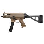 Grand Power 197892029971 SP9A3S Stribog 9mm Luger 30+1 5.50" Black Threaded Barrel, M-LOK Handguard, Flat Dark Earth Aluminum/Polymer Receiver w/Picat