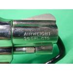 USED RARE SMITH & WESSON 12-3 .38SPL 1.875" 6RD REVOLVER. AIR WEIGHT NICKLE FINISH W/WOOD GRIPS. VERY GOOD 95% LIGHT WEAR NO FRECKLING (Consignment)