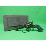 USED RUGER 0551 VAQUERO .45 COLT 4.62" 6RD BLUED SINGLE ACTION REVOLVER. OLD MODEL IN CASE. CCH FRAME. GRAY PEARL GRIPS. VERY GOOD 98%+ (Consignment)