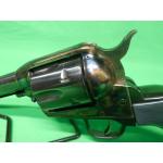 USED RUGER 0551 VAQUERO .45 COLT 4.62" 6RD BLUED SINGLE ACTION REVOLVER. OLD MODEL IN CASE. CCH FRAME. GRAY PEARL GRIPS. VERY GOOD 98%+ (Consignment)