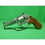 USED RARE 170225 SMITH & WESSON 686-7 38 SUPER 4" 6RD STAINLESS REVOLVER. UNFLUTED PERFORMANCE CENTER IN CASE. EXCELLENT 98%+ (Consignment)