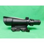 USED TRIJICON ACOG 3.5X35 RED CHEVRON W/ LA RUE TACTICAL QUICK DETACH MOUNT
