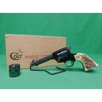 USED 1967 COLT FRONTIER SCOUT '62 .22LR/.22 MAG CONVERTIBLE BLUED REVOLVER. IN BOX. LIGHT WEAR ON LOADING GATE. 95%+ COLLECTOR ESTATE (Consignment)