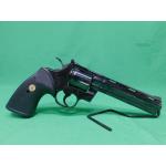 USED 1983 COLT PYTHON .357 MAG 6" BLUED REVOLVER. SENT BACK TO FACTORY FOR TIMING ADJUSTMENT AND REFINISH IN 2005. PAPERWORK INCLUDED 98%+  (Consignment)
