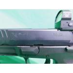 USED SPRINGFIELD ARMORY XDM-9 9MM 4.5" BLACK PISTOL. W/VORTEX VENOM, CASE & (3) 19RD MAGS. INCLUDES 5.25" THREADED BBL. GOOD USED CONDITION 95%