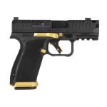 CANIK METE MC9 Prime, Semi-automatic, Striker Fired, Compact, 9MM, 3.64 Barrel, Compensated Slide and Barrel with Blast Chamber, Night Sights, Optics Ready, Matte Finish, Black, 17 Rounds, 2 Magazines HG8328-N
