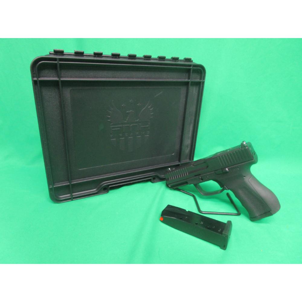 USED FMK ELITE 9MM 4"W/CASE & (2) 15RD MAGS