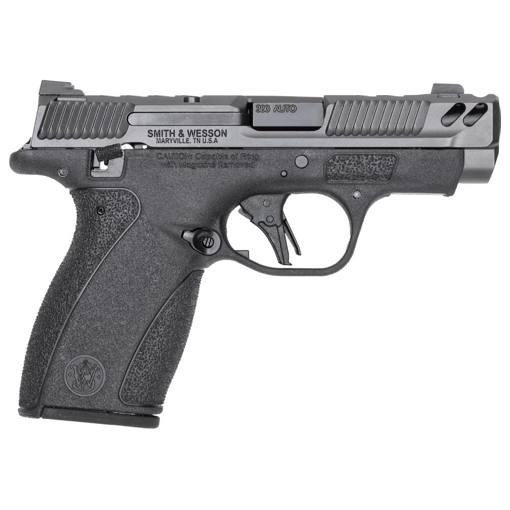 Smith & Wesson 14417 PC Bodyguard 2.0 Carry Comp Micro Frame 380 ACP 12+1 3.10" Black Armornite Ported Barrel, Gray Armornite Stainless Steel Serrated