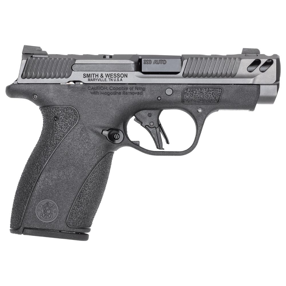 Smith & Wesson 14416 PC Bodyguard 2.0 Carry Comp Micro Frame 380 ACP 12+1 3.10" Black Armornite Ported Barrel, Gray Armornite Stainless Steel Serrated
