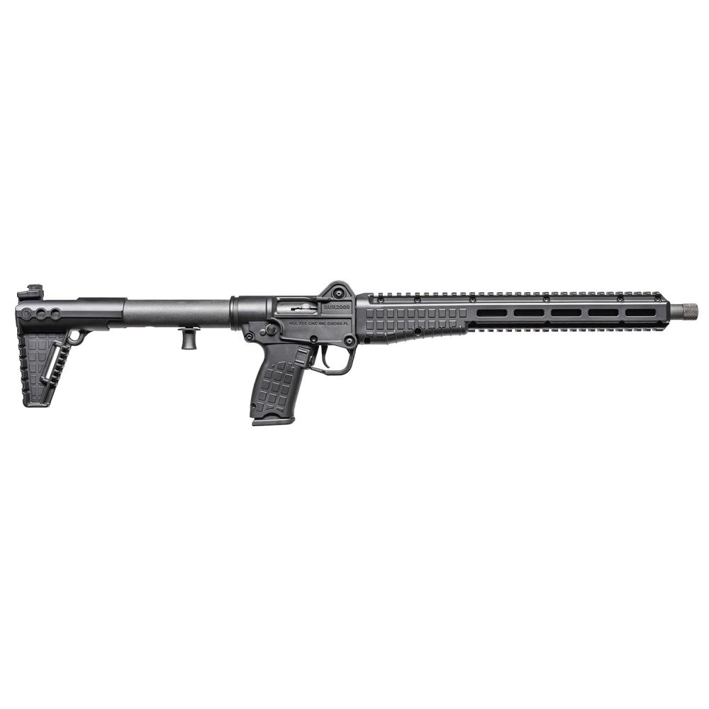 Kel-Tec Model Sub 2000, Gen 3, Semi-automatic Rifle, 10MM, 16.1 Threaded Barrel, Matte Finish, Black Furniture, 1 Magazine, 15 Rounds, For Glock 20 Magazines SUB2K10GLKBLK