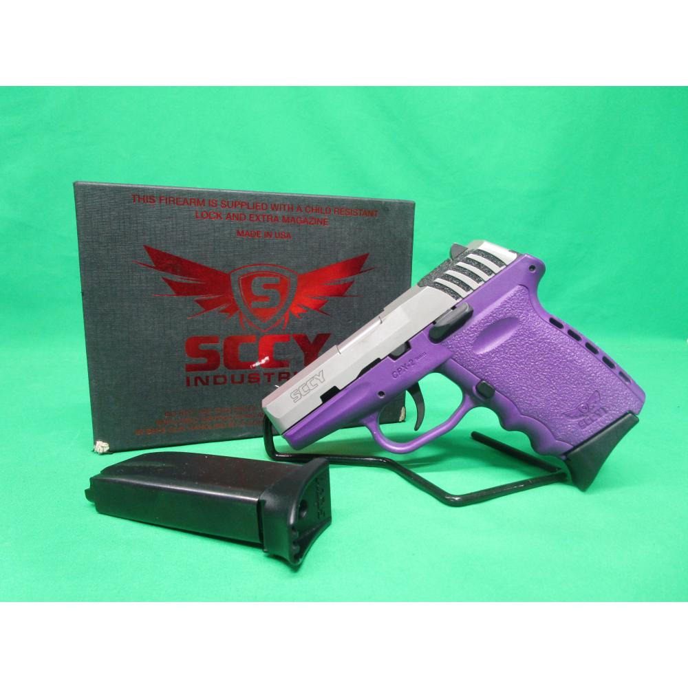 USED SCCY CPX-2 9MM 3" W/BOX & (2) 12RD MAGS