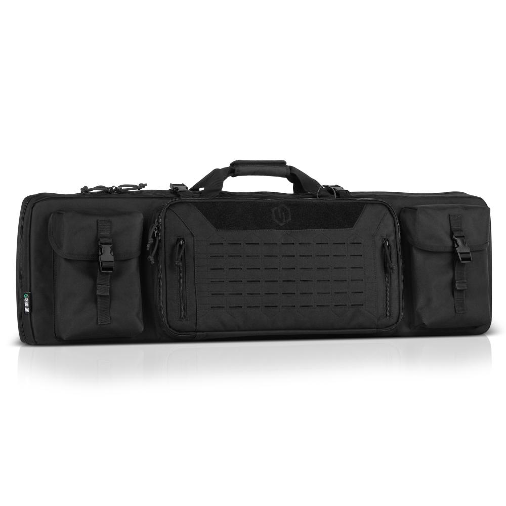 Savior Equipment RB-3612DG-VER2-BK - Urban Warefare - Double Rifle Case - Black