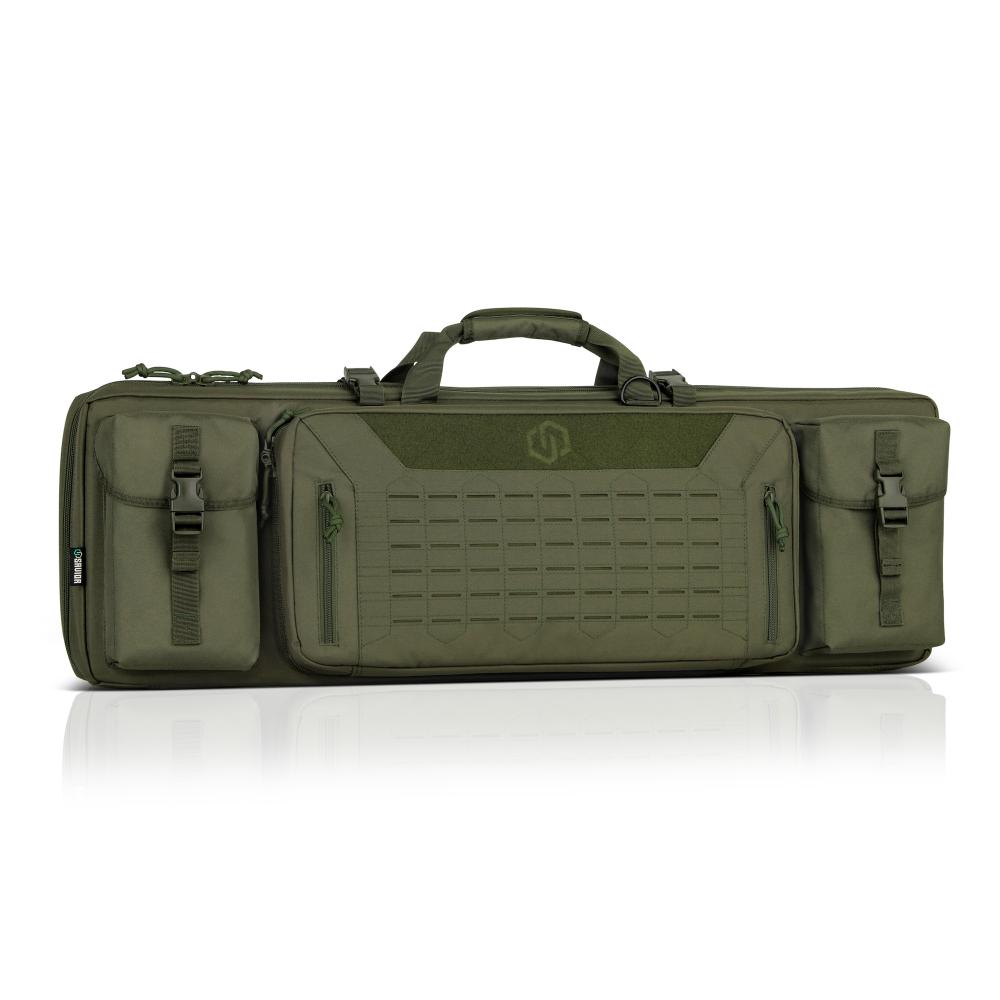 Savior Equipment RB-3612DG-VER2-OG - Urban Warefare - Double Rifle Case - Green