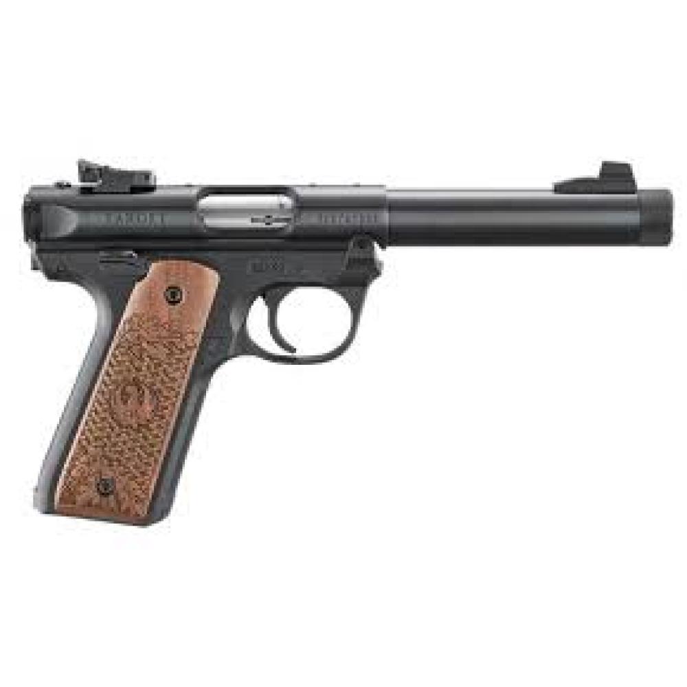 Ruger 40192 Mark IV 22/45 Collector's Series 22 LR 10+1 5.50" Blued Threaded Bull Barrel, Blued Ally Steel Receiver, Blued Polymer Frame w/Engraved Am