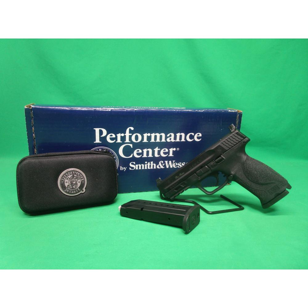 USED SMITH & WESSON 11826 M&P9 PRO SERIES C.O.R.E M2.0 9MM 4.25" BARREL W/ BOX (2)17RD MAGS, CORE PLATE SYSTEM, BACKSTRAPS, AND CLEANING KIT.