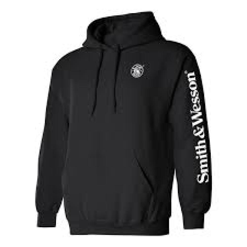 Smith & Wesson Sleeve Logo Pullover Hoody Black XL