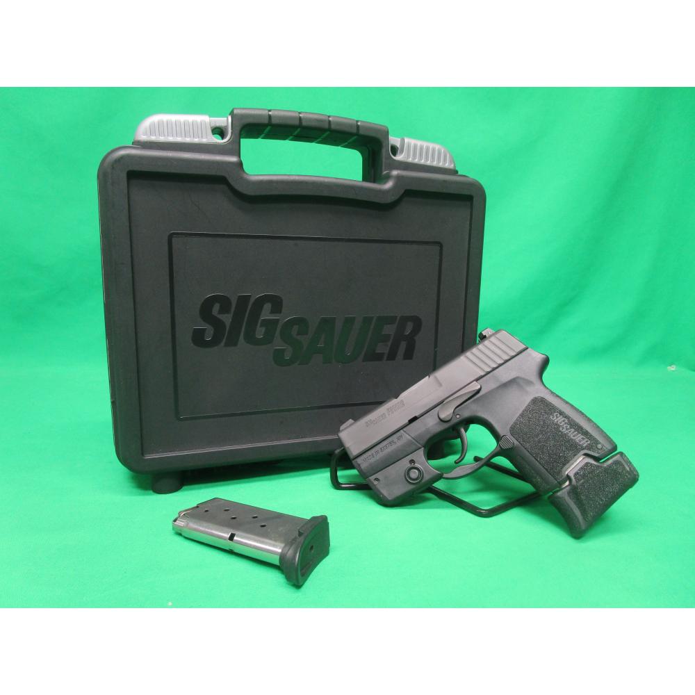 USED SIG SAUER P290RS 9MM 3" W/CASE (1) 6RD (1) 8RD MAGS