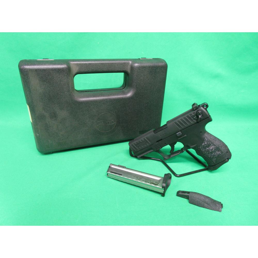 USED WALTHER P22 22LR 3.5" LNIB W/CASE (2) 10RD MAGS