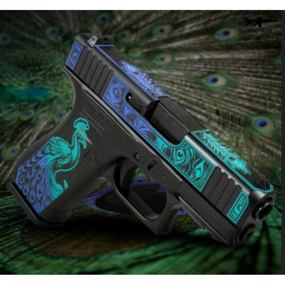 Shark Coast Tactical Glock 43X 9MM Optic Ready 1 10 Round Magazine Peacock - UX4350201FR
