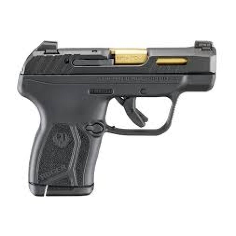 Ruger LCP Max Black / Gold .380 ACP 2.8&quot; Barrel 10-Rounds w/ Manual Safety