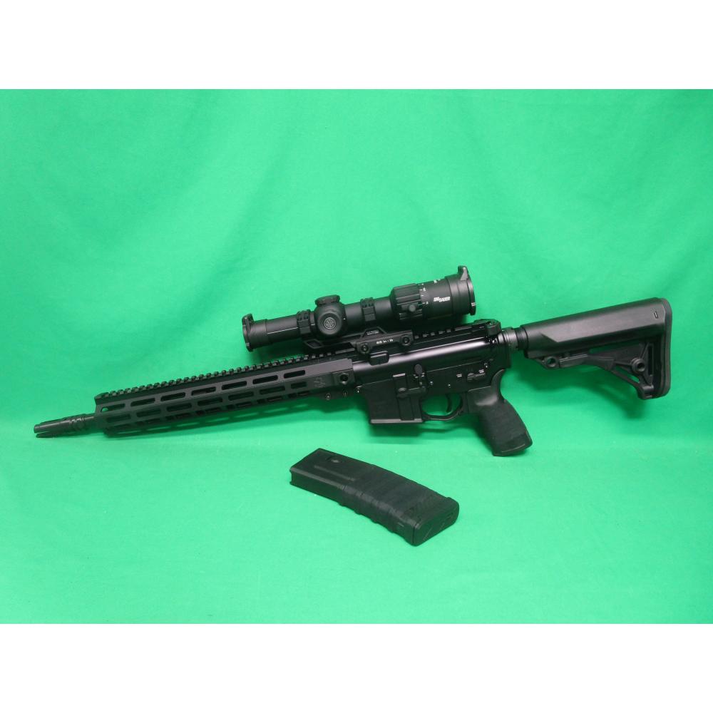 USED PALMETTO SABRE-15 223 WYLDE 16"  PINNED & WELDED W/(1) 30RD MAG