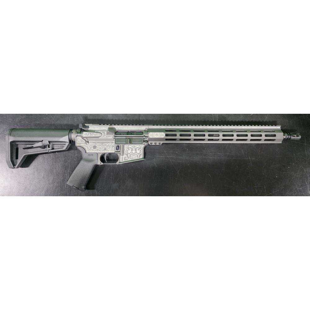 Shark Coast Tactical, POLYNESIAN, Semi-automatic Rifle, AR, 223 Remington/556NATO, 16" Barrel, Deep Laser Engraved Receiver, POLNESIAN, Cerako