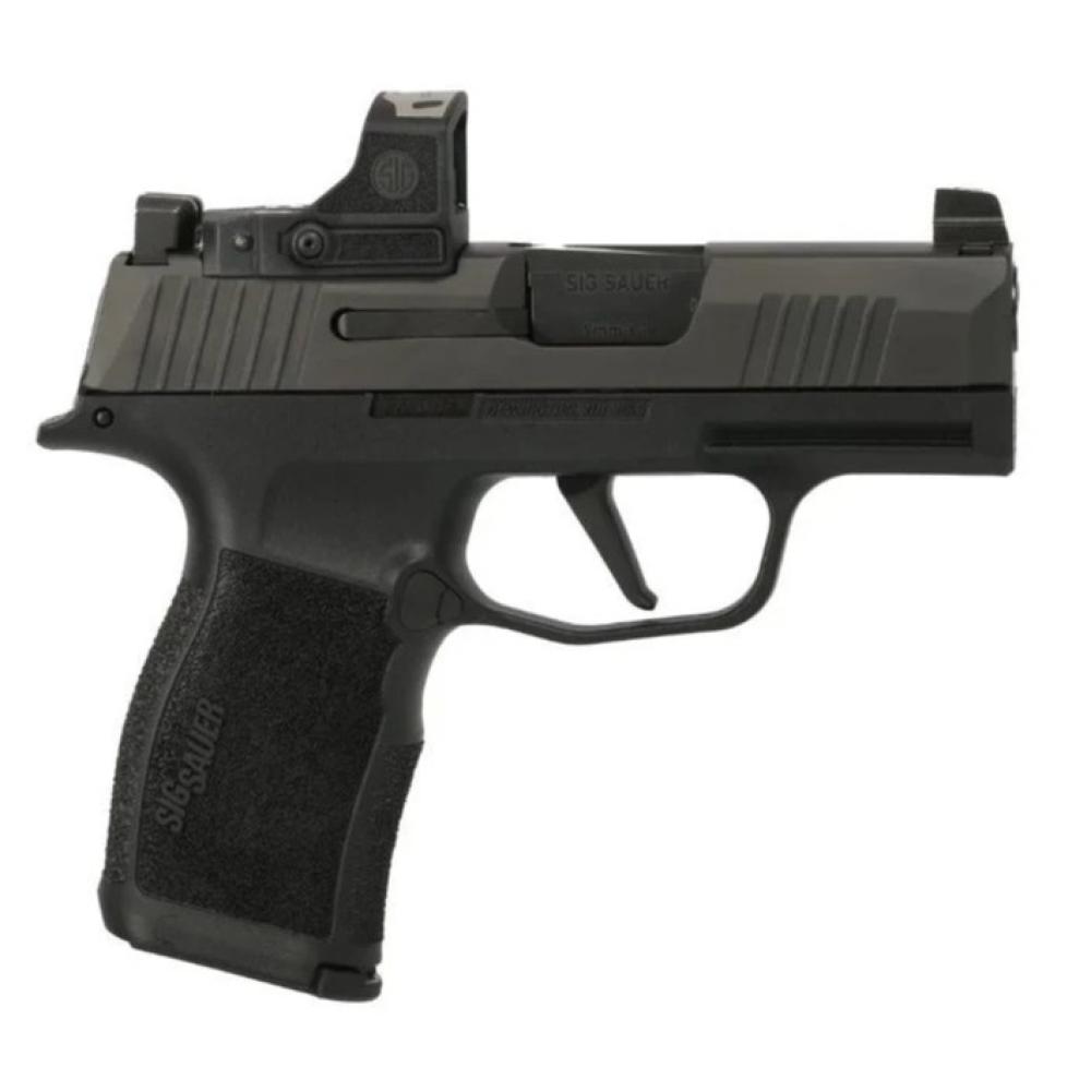 Sig Sauer 365X9BXR3PRS P365X w/Optic Micro-Compact Frame 9mm Luger 12+1 3.10" Black Steel Barrel, Black Nitron Stainless Steel Optic Ready/Serrated Sl