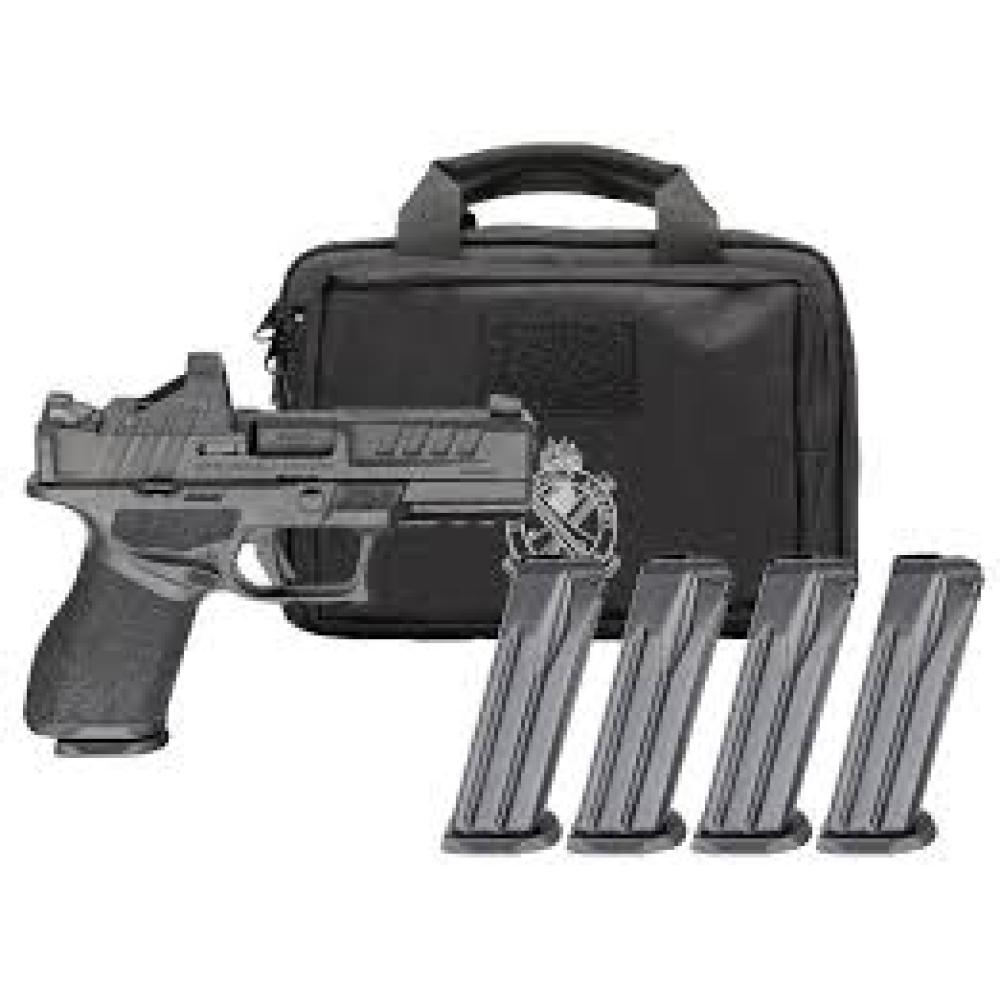 SPRINGFIELD ARMORY ECHELON COMPACT FRAME 9MM 4IN BARREL 15RD BLACK U-DOT 4MAGS EC9409B-15-PAC